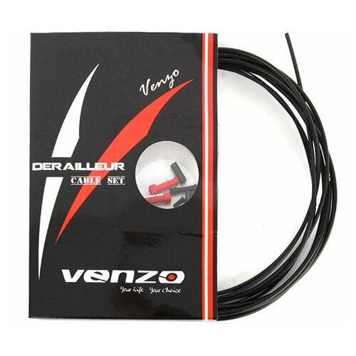 Трос переключателя скоростей Venzo VZ-C09D-002 ремкомплект переключателя venzo derailleur cable set черный