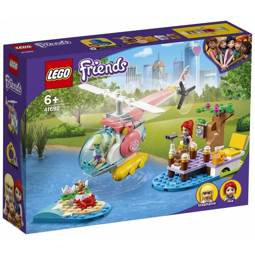 lego duplo town посещение ветеринарной клиники Lego Конструктор LEGO Friends 41692 Спасательный вертолёт ветеринарной клиники