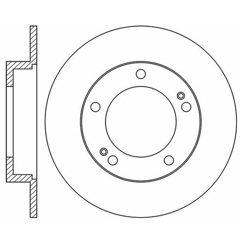 фото Тормозной диск передний fit fr0148