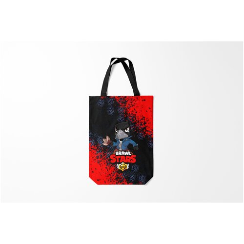фото Сумка-шоппер / 31х42 см / геймерам / brawl stars crow. burnettie