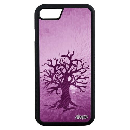 фото Противоударный чехол на телефон // iphone 7 // "дерево жизни" природа флора, utaupia, фиолетовый