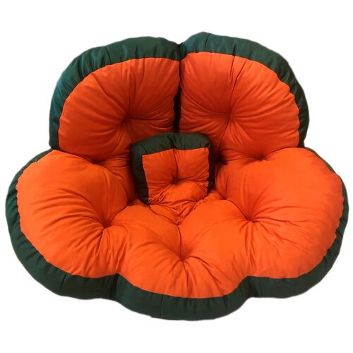 Кресло-трансформер Оптима Цветок Оранжевый/Зеленый