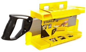 Стусло с ножовкой и фиксаторами Stanley MITRE BOX, 1-20-600