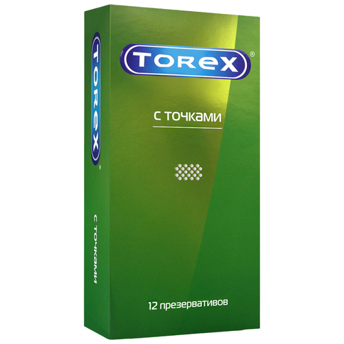 torex torex презервативы с точками Презервативы TOREX С точками, 12 шт.