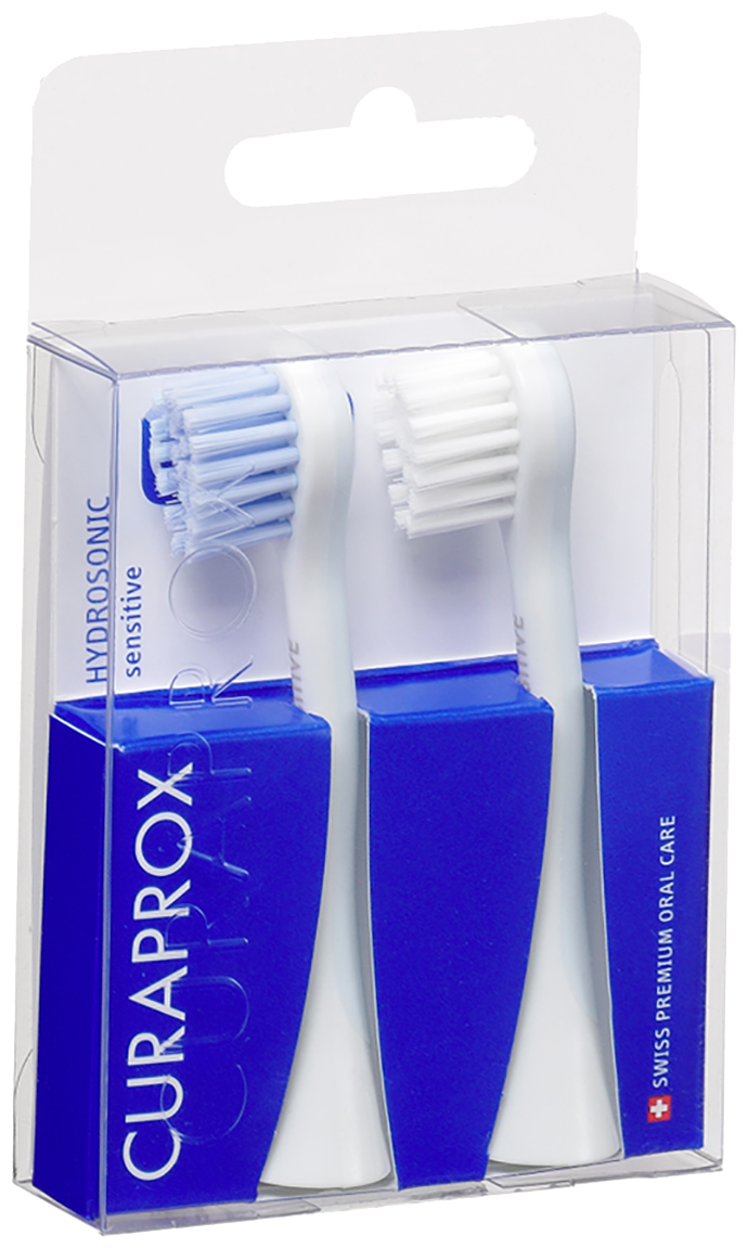 Curaprox Набор насадок CHS Pro Sensitive для звуковой зубной щетки Hydrosonic Pro, Curaprox