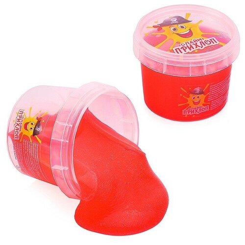 Слайм Мальчик пират Красный, 90 г