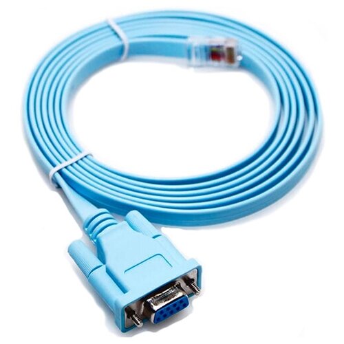 Кабель Cisco CAB-CONSOLE-RJ45 кабель переходник com to rj 45 rj45 to com консольный кабель для настройки сетевых устройств
