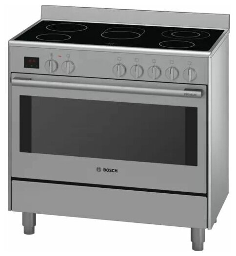 Отдельностоящая электрическая плита с духовкой BOSCH HCB738357M Series 8 846-880 x 898 x 600 5 зон готовки 2.2 кВт 112 л 8 режимов гриль