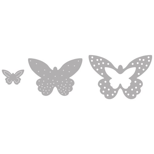 Ножи для вырубки Бабочки 1,2 - 3,4 cм х 1,3 - 5 см RAYHER 50148000 набор декоративных элементов бабочки 7 х 6 5 см rayher 46499000