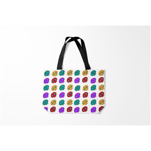 фото Сумка-шоппер / 46х35 см / инопланетяне пришельцы нашествие инопланетян ктулху burnettie