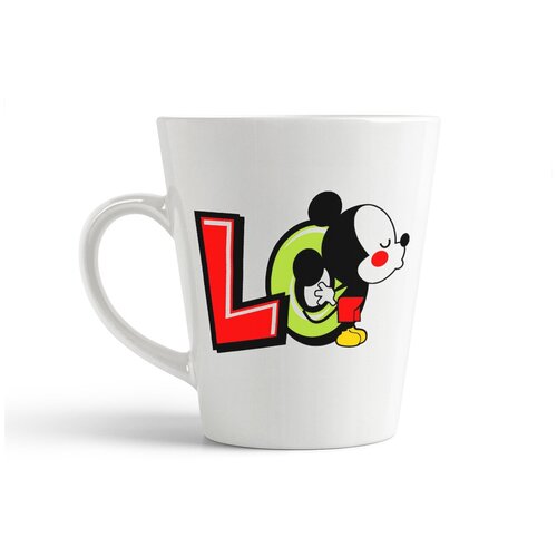 фото Кружка-латте coolpodarok "lo (love любовь)"