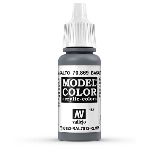 Краска Vallejo серии Model Color - Basalt Grey 70869, матовая (17 мл) 60mm resin model kits medusa bust unpainted no color rw 138b