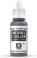 Краска Vallejo серии Model Color - Basalt Grey 70869, матовая (17 мл)