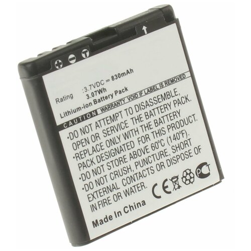 аккумулятор для телефона nokia bl 5l bp 5l 1300mah Аккумулятор iBatt iB-B1-M312 830mAh для Mobiado, Nokia BL-6P, BP-6P,