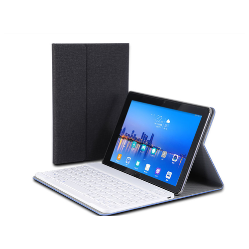 Клавиатура MyPads для Huawei MediaPad T5 10 (AGS2-L09/ AL00/ W09) съемная беспроводная Bluetooth в комплекте c кожаным чехлом и пластиковыми накл. чехол обложка mypads для huawei mediapad t5 10 ags2 l09 al00 w09 тематика разноцветные листья