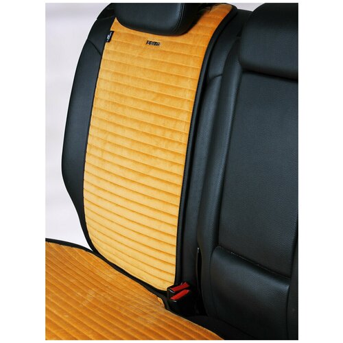 фото Barashkov / накидка "premium" на сиденье автомобиля. комплект на задние сиденья. рыжий
