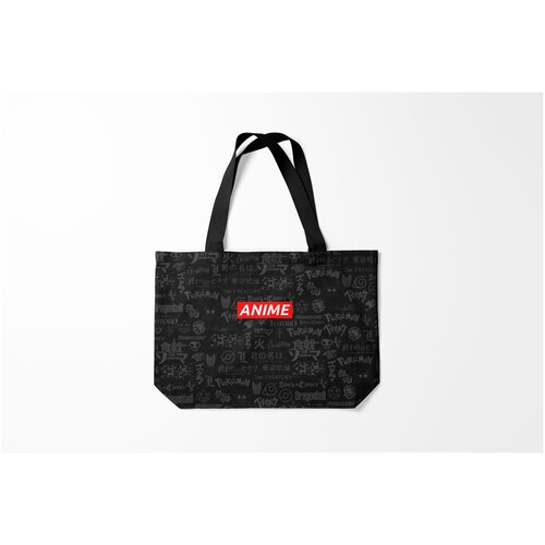 фото Сумка-шоппер / 46х35 см / аниме / че пацаны аниме? burnettie