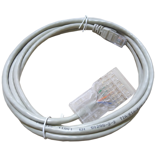 Патч-корд Lanmaster LAN-45 RJ-45 - S-110 (P4) CAT5e U/UTP, 1 м, 1 шт., серый