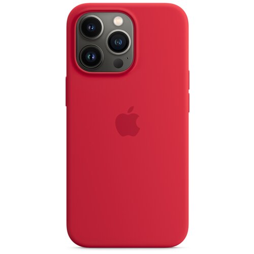 фото Чехол-накладка apple magsafe силиконовый для iphone 13 pro (product)red