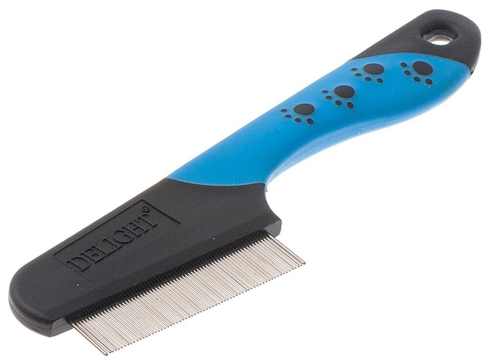 фото DeLIGHT. Расчёска противоблошиная, с эргономичной ручкой, 67 зубьев