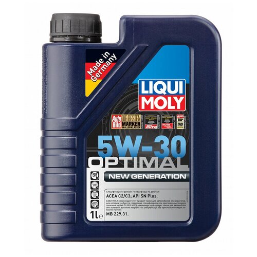 фото 39030 liquimoly нс-синт. мот.масло optimal new generation 5w-30 sn plus c2/c3 (1л)