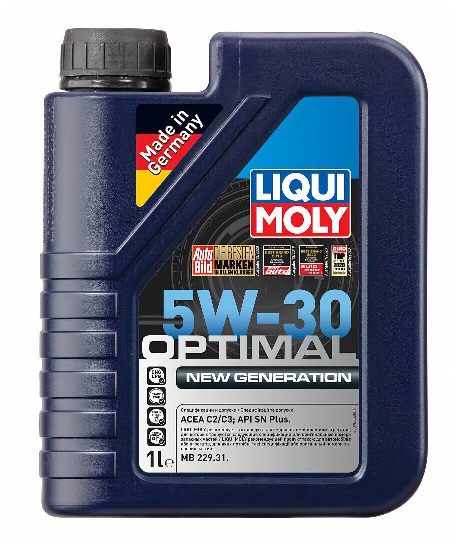 Масло моторное LIQUI MOLY Optimal New Generation 5W30 1л