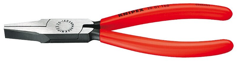 KNIPEX Плоскогубцы 180 мм с гладкими губками KNIPEX, KN-2001180