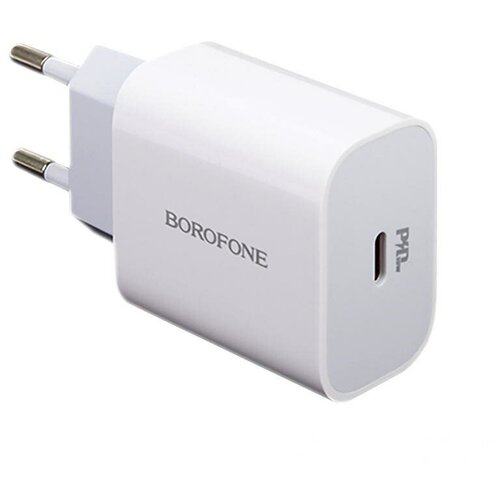 фото Сетевое зарядное устройство type c (usb- c)-8 pin для iphone/зарядка айфон borofone