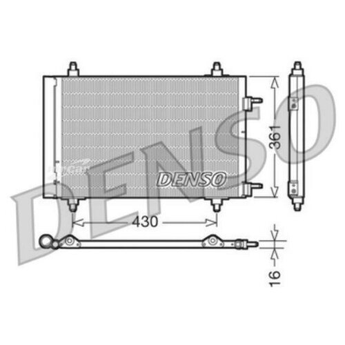 DENSO DCN07019 Радиатор кондицинера [431x361]