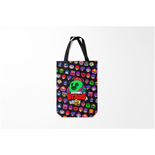 фото Сумка-шоппер / 31х42 см / геймерам / brawl stars spike burnettie