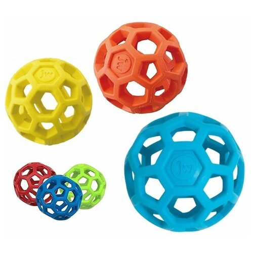 Мяч Kitty City JW HOL-EE ROLLER LARGE большой для собак ажурный резиновый 14см