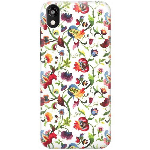 фото Re:pa накладка transparent для huawei y5 (2019) / honor 8s с принтом "цветочный узор"