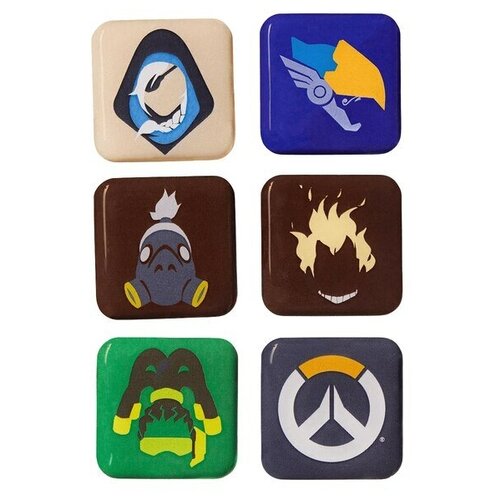 набор магнитов overwatch series 2 5 pack Набор магнитов Overwatch Series 5 6-Pack