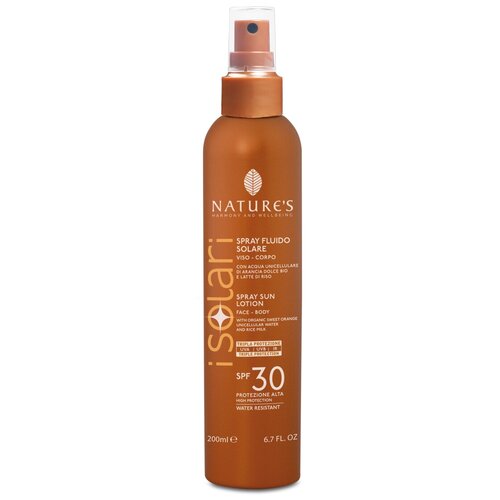 Солнцезащитный спрей iSolari Nature's SPF 30, 200мл