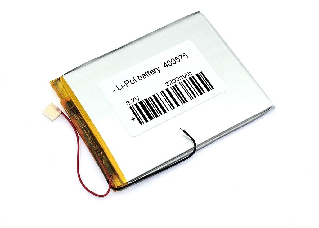 Аккумулятор Li-Pol (батарея) 4*95*75мм 2pin 3.7V/3200mAh