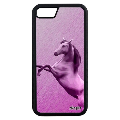 фото Необычный чехол на телефон // apple iphone 8 // "лошадь" стиль животные, utaupia, оранжевый