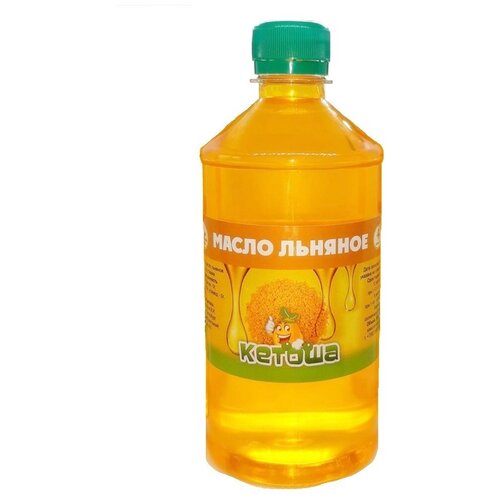 фото Масло из темного льна нерафинированное кетоша, 500 мл