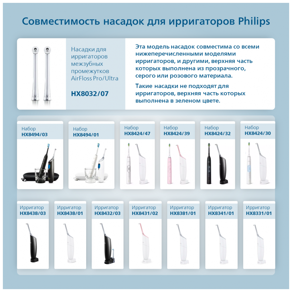 Насадка для зубных щеток Philips HX8032/07 (упак.:2шт) Philips - фотография № 13