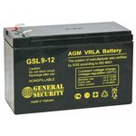 Аккумулятор для ИБП General Security GSL 9-12 - изображение