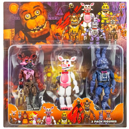 Набор из трех фигурок Five Nights at Freddy's 14 см.