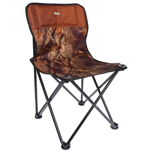 фото Nika крупногабарит стул складной «премиум 3» псп3, 46 x 46 x 77 см, хант коричневый