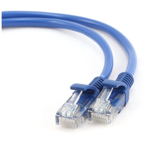 Сетевой кабель Gembird Cablexpert UTP cat.5e 5m Blue PP12-5M/B