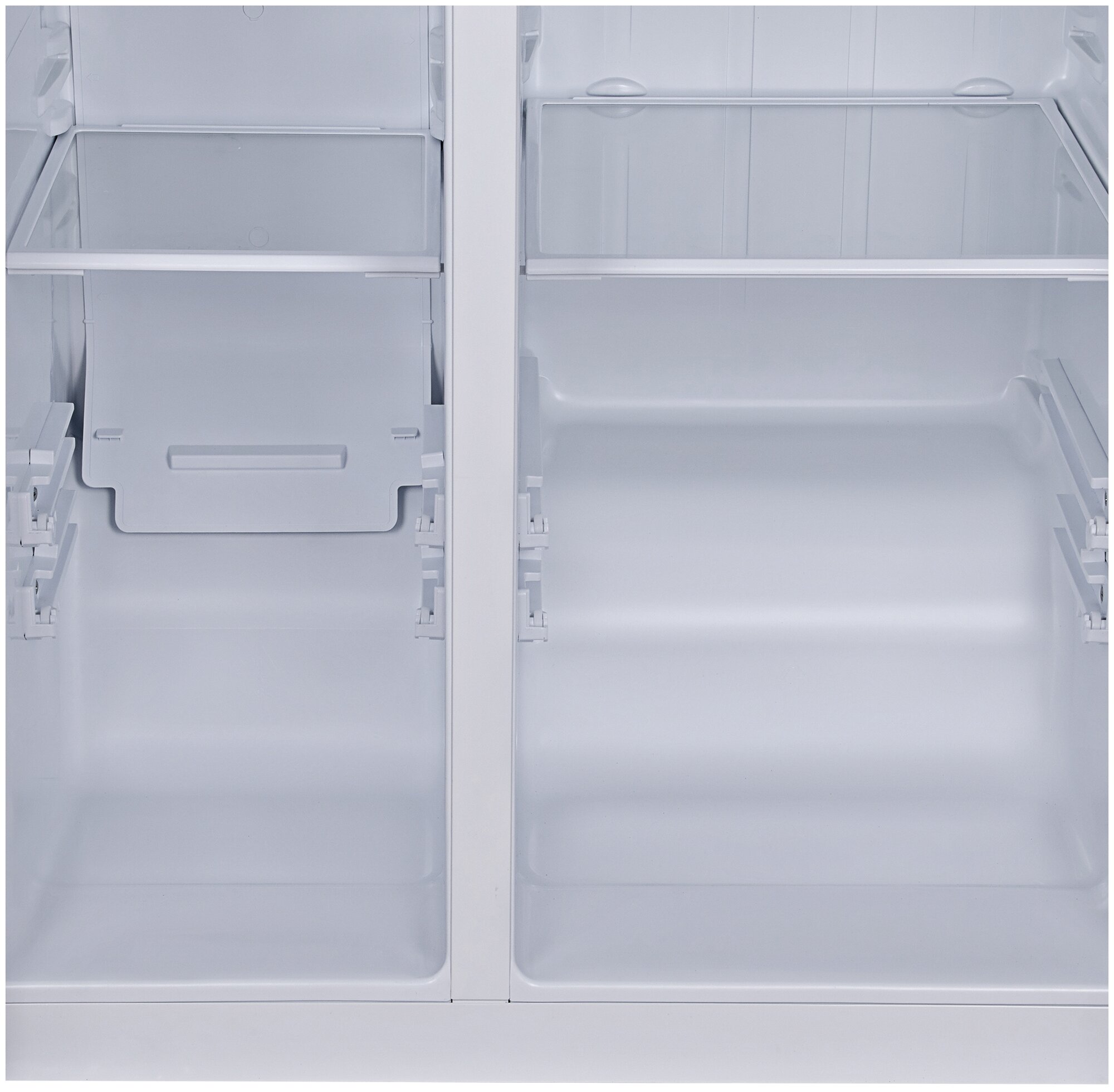 Холодильник HYUNDAI , двухкамерный, черное стекло - фото №5