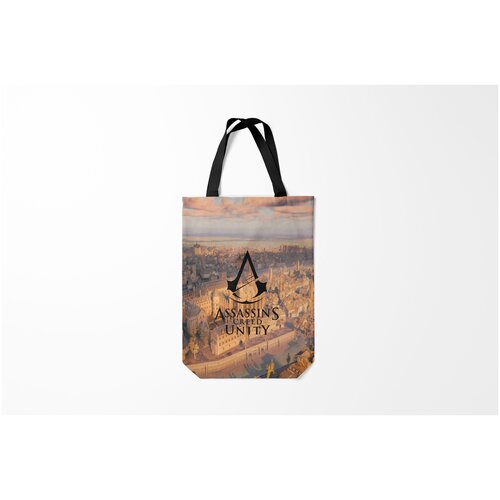 фото Сумка-шоппер / 31х42 см / геймерам / assassins creed assassins unity burnettie