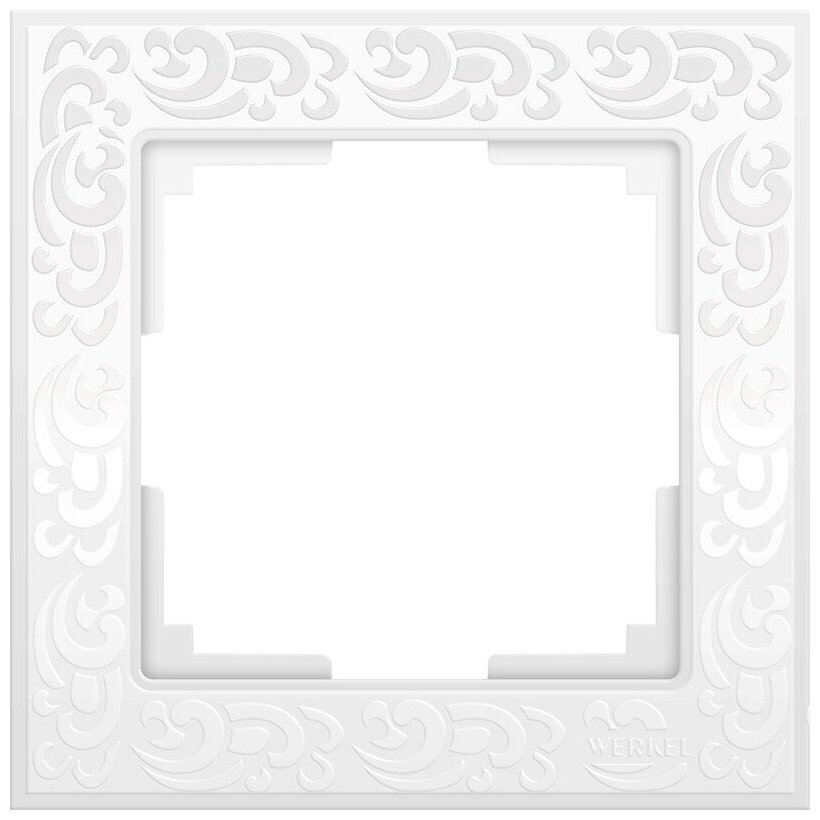 фото Рамка на 1 пост (белый) Werkel WL05-Frame-01-white