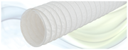Полимерный неизолированный гибкий воздуховод DEC PVC - 102мм x 15м (Нидерланды)