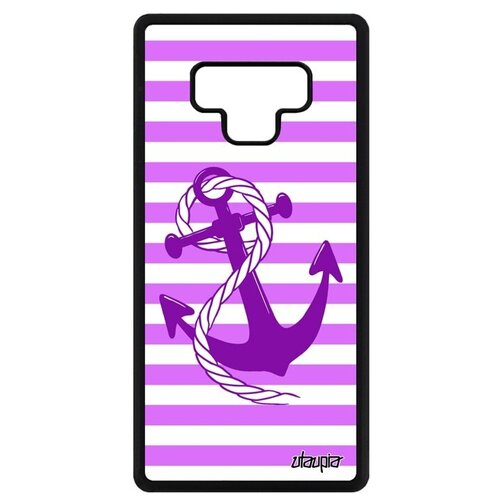 фото Противоударный чехол на смартфон // samsung galaxy note 9 // "якорь" цепь бухта, utaupia, розовый