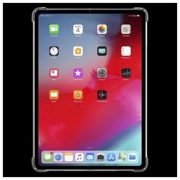 Чехол накладка противоударный для iPad 102 iPad 105 (iPad 789 (102) Air 3 (105) 2019 Pro (105) 2017) прозрачный