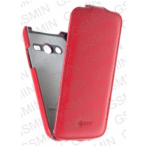 Кожаный чехол для Nokia Lumia 930 Sipo Premium Leather Case - V-Series (Красный)