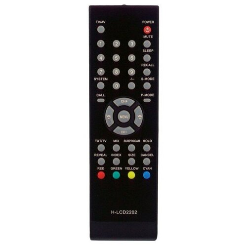 фото Пульт huayu h-lcd2202 (gc0va1028sj, gcova1028sj) (для телевизоров akai, hyundai, united)